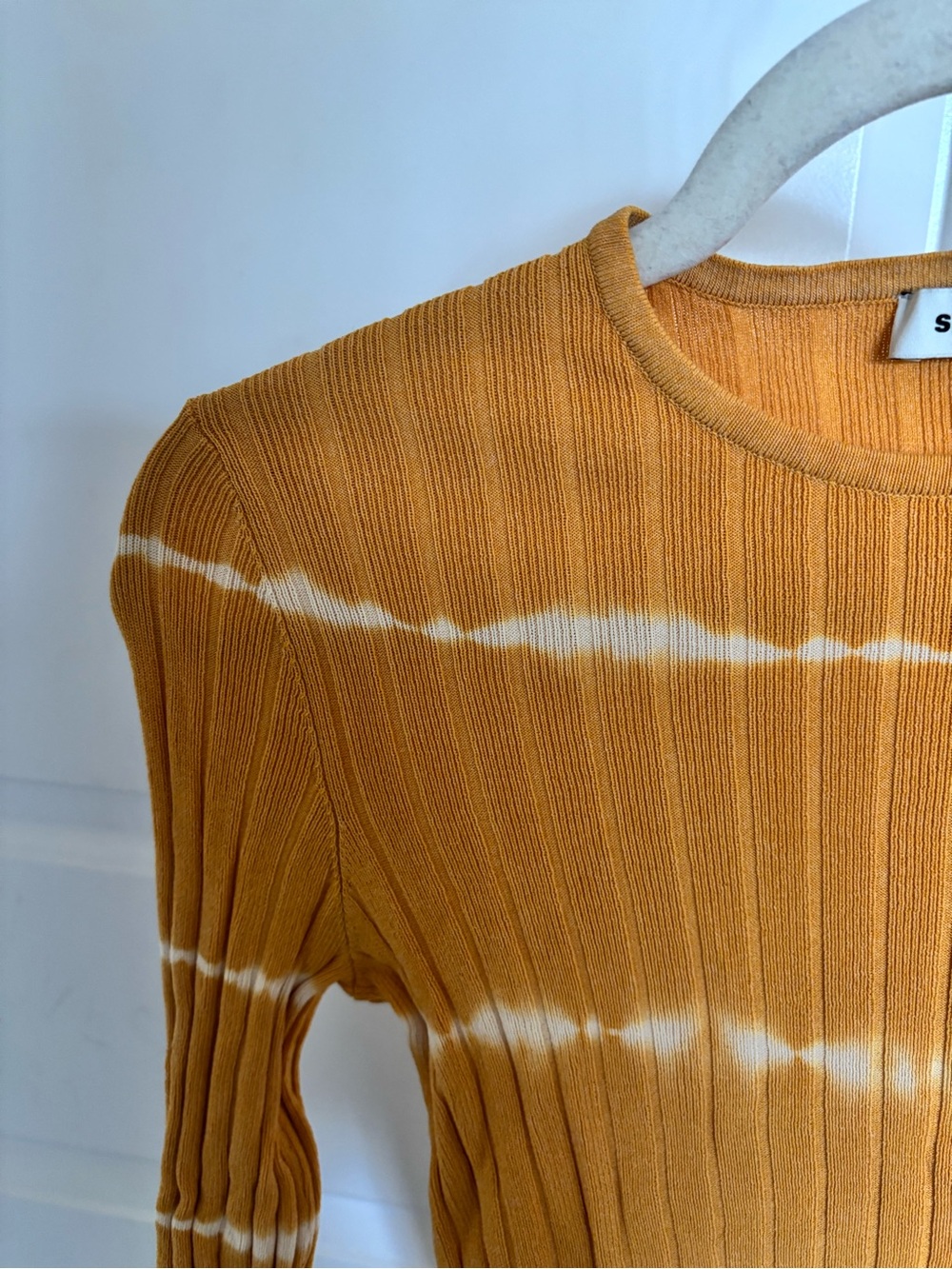 Sandro Bali Ribbed Stripe Top - Picture 3 of 5